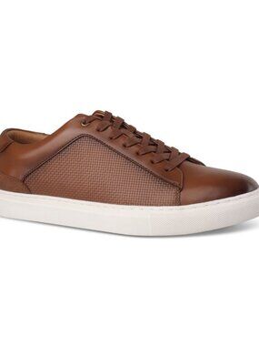 Men's Brown Leather Sneakers